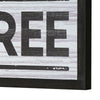 Land Of The Free Novelty Wall Sign - 36" x 8"